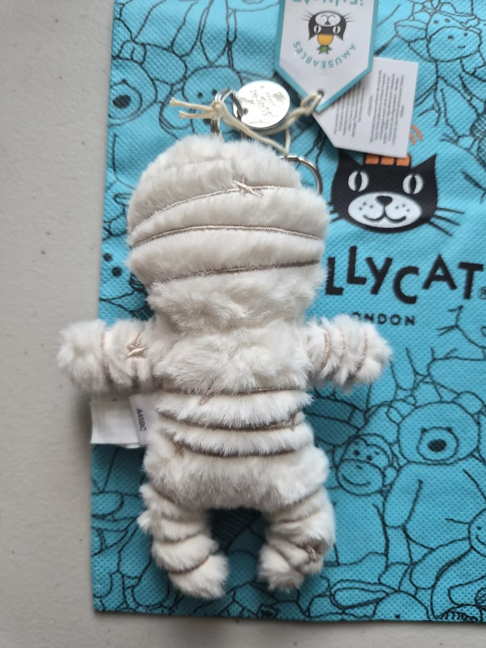 Jellycat Mummy Bob Bag Charm